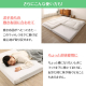 厚さが選べる 高通気・抗菌防臭 ファミリーマットレス敷き布団 厚さ6cm ワイドK280 / アイボリー