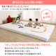 厚さが選べる 高通気・抗菌防臭 ファミリーマットレス敷き布団 厚さ6cm ワイドK280 / アイボリー