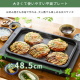 左右温調ホットプレート2枚/ホワイト