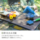 HUGEL フォールディングテーブル（70×120）/ブラウン  
