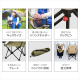 HUGEL キャンプ用品６点セット３人用ハイタイプ/カーキ