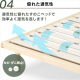 アイリスオーヤマ 高耐荷重すのこベッド/Sサイズ