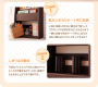 シンプルデザイン キッズ収納家具シリーズ CREA クレア本棚 / ホワイト
