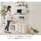 アイリスオーヤマ カラーメタルラック ペール上ラック ハイタイプ（幅75cm 高さ180cm）/ホワイト