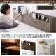 棚・コンセント付き引き出し収納ベッド セミダブル（ベッドフレームのみ） / アクセントブラウン