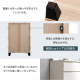 アイリスオーヤマ ウッドチェスト 脚付き（幅59cm）/アッシュブラウン
