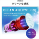 アイリスオーヤマ 充電式サイクロンスティッククリーナー パワーヘッド モップスタンド付