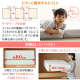 厚さが選べる 高通気・抗菌防臭 ファミリーマットレス敷き布団 厚さ6cm ワイドK280 / アイボリー