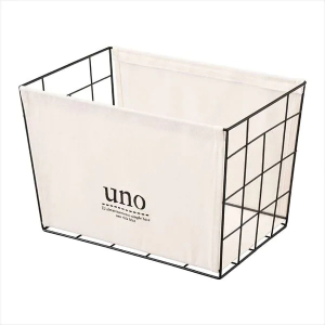 ワイヤーバスケット アイボリー(UNO)