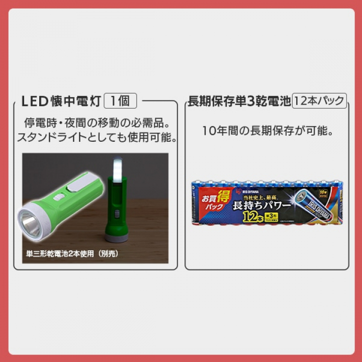 防災セット 2人用44点