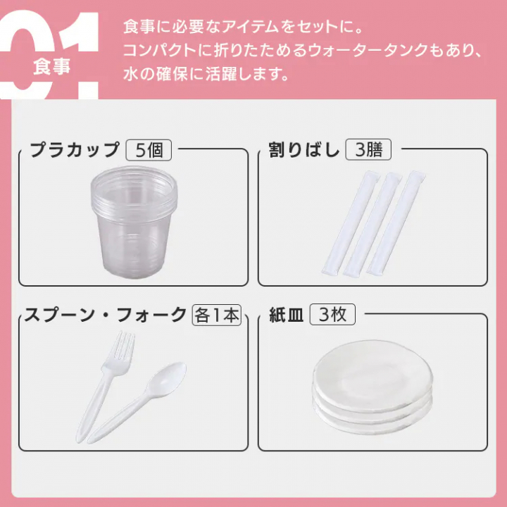防災セット 1人用27点