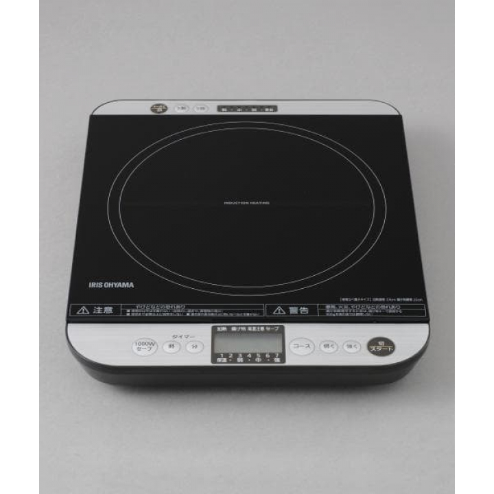 IHコンロ 1400W（対面操作式）/ブラック