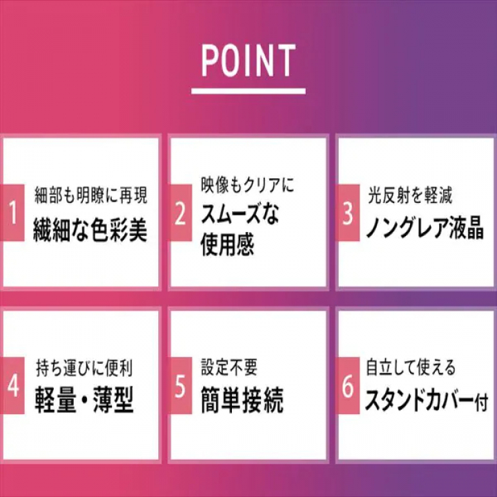 アイリスオーヤマ ポータブルモニター