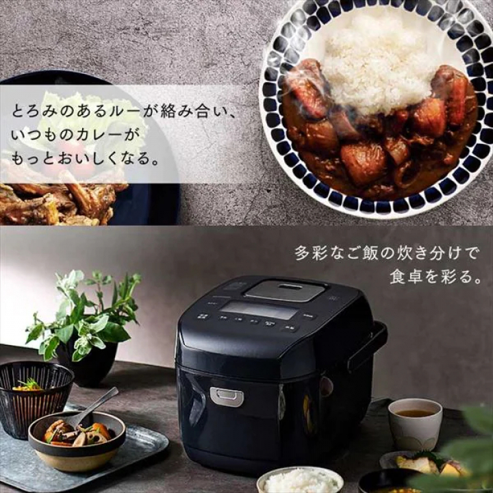 米屋の旨み 銘柄炊き 圧力IHジャー炊飯器 5.5合/ホワイト