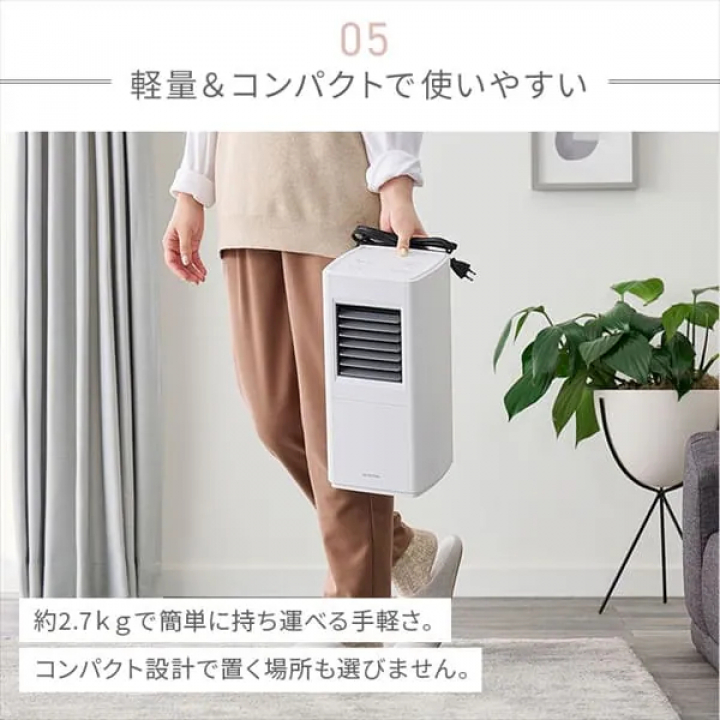 大風量セラミックファンヒータースリム ACH-S12A-W / ホワイト
