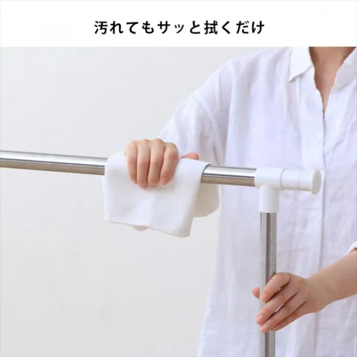 簡単組立ステンレス室内物干し