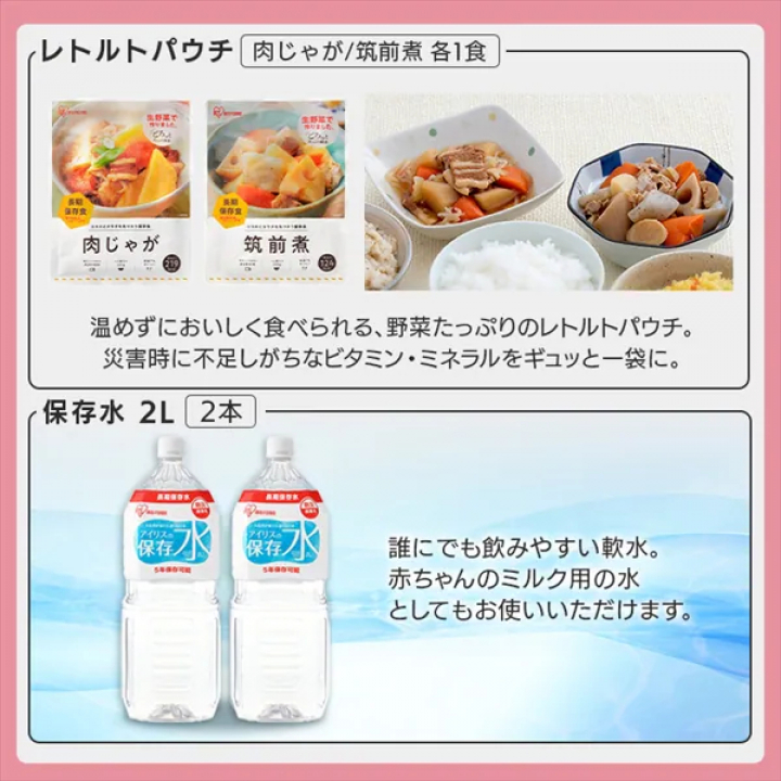 ライフラインボックス1人用 18点