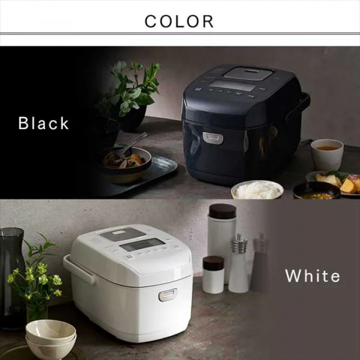 米屋の旨み 銘柄炊き 圧力IHジャー炊飯器 5.5合/ホワイト
