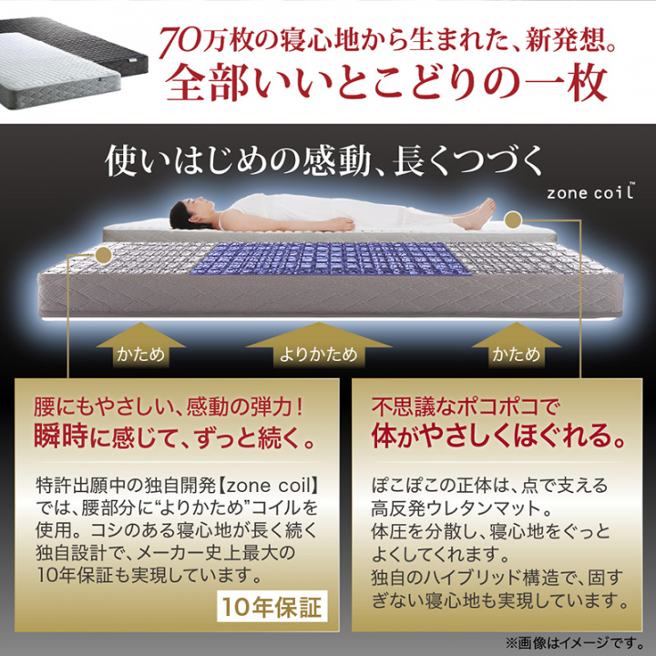 棚・コンセント付き引き出し収納ベッド セミダブル（ベッドフレームのみ） / アクセントブラウン