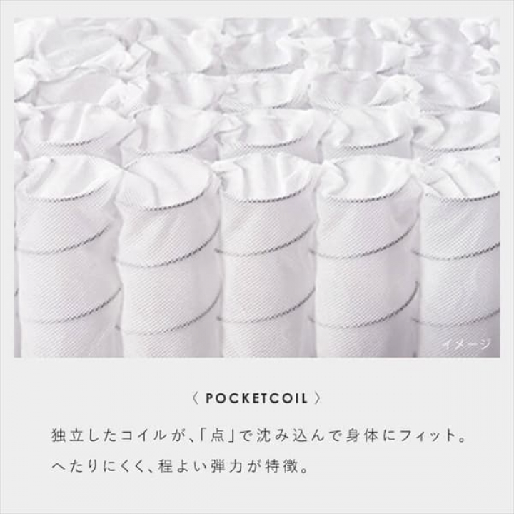 1人掛けポケットコイルソファ / ダークグレー