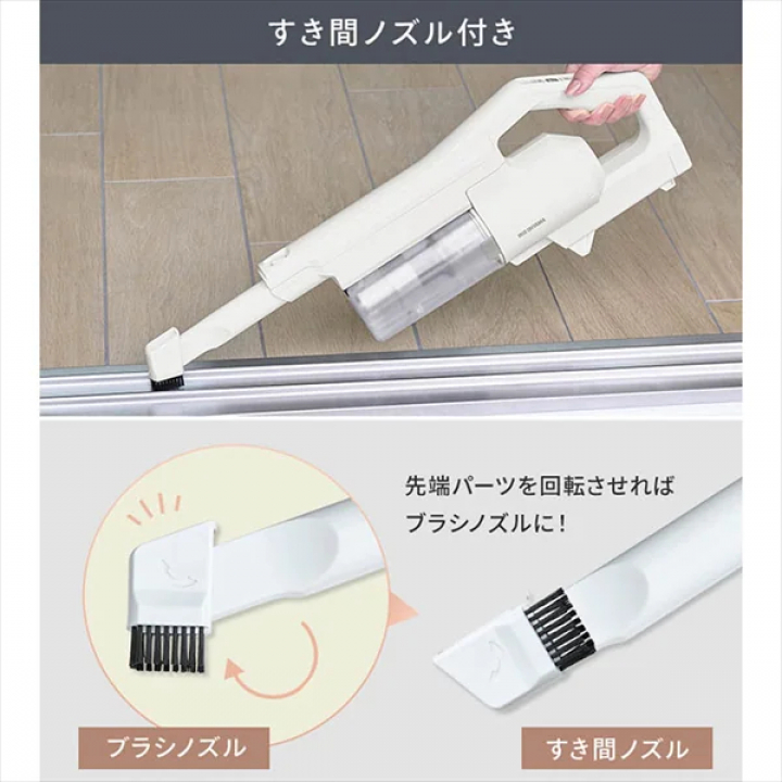 充電式サイクロンスティッククリーナー Number Edition/ホワイト