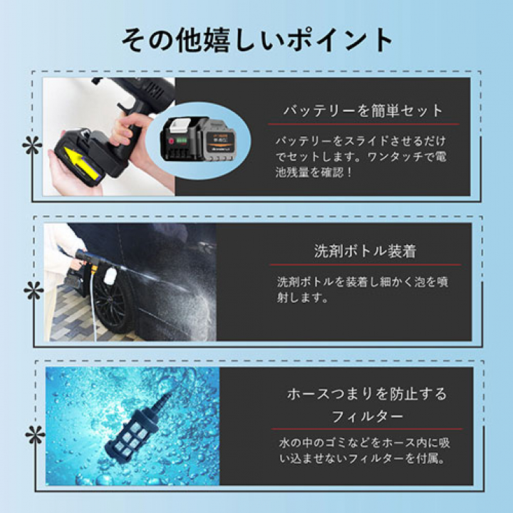 M-WORKS モバイル高圧洗浄機 MW-MHC66