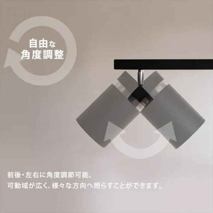 4灯シーリングライト ストレート形CE4LA-22SS-MB / マットブラック