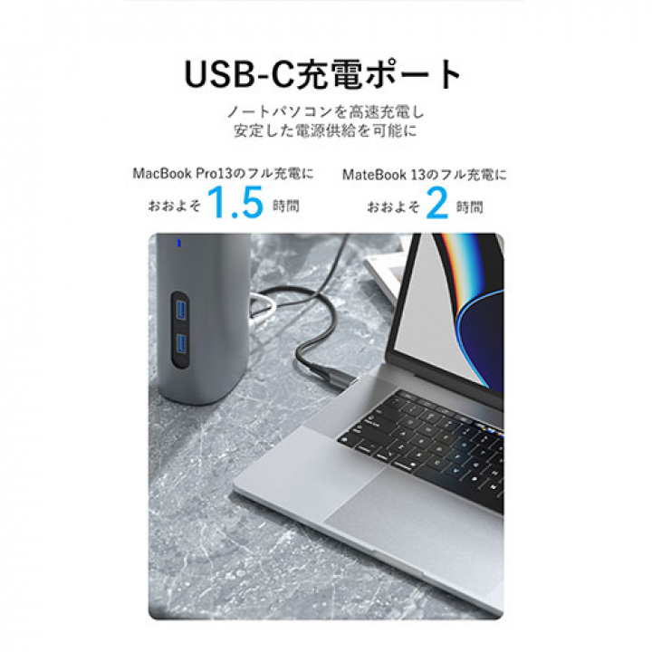 VENTION 12-in-1 USB-C タワードッキングステーション アルミニウム合金 グレー TP-8177