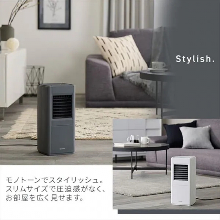 大風量セラミックファンヒータースリム ACH-S12A-W / ホワイト