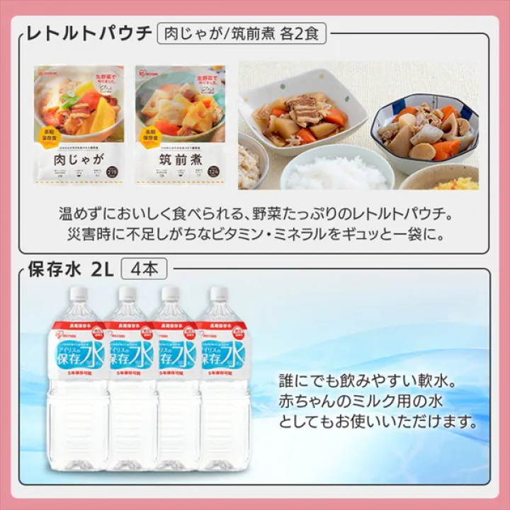 ライフラインボックス2人用 30点