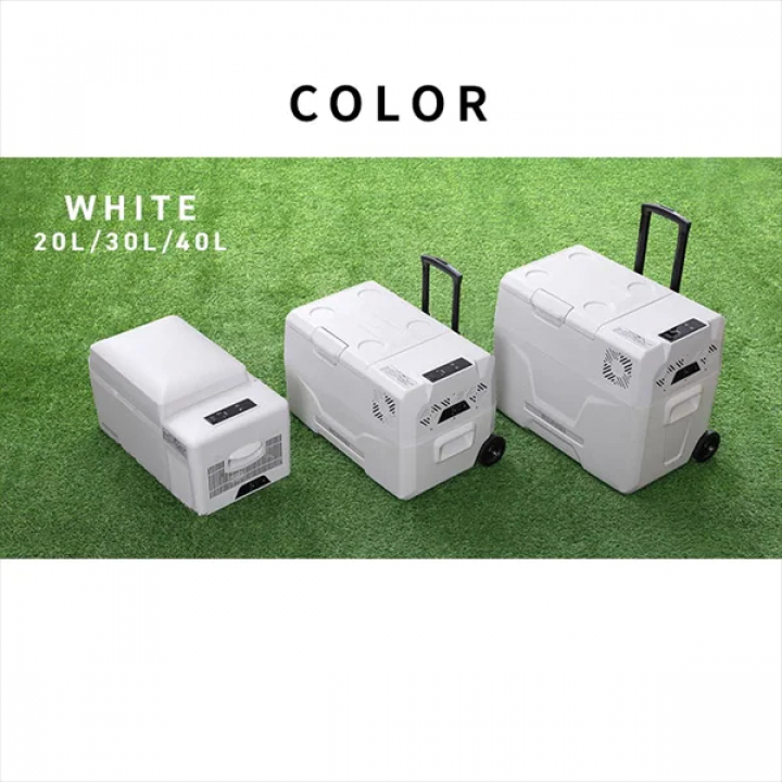 ポータブル冷蔵冷凍庫 40L/ホワイト