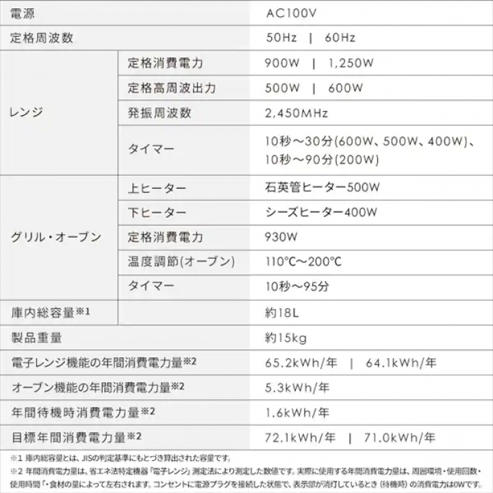 アイリスオーヤマ オーブンレンジ18L/ホワイト