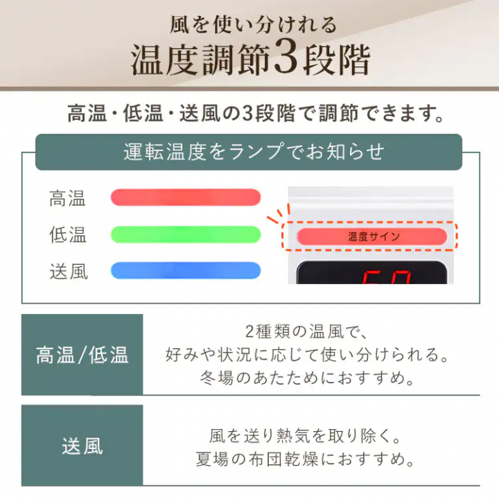 アイリスオーヤマ ふとん乾燥機ツインノズル