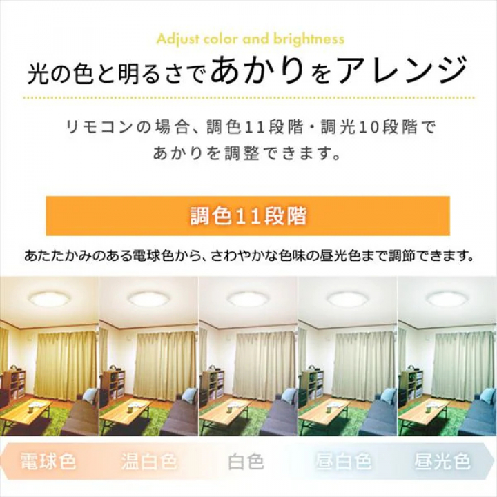 LEDシーリングライト 5.11 音声操作 クリアフレーム 8畳 調光 調色 CL8DL-5.11CFV