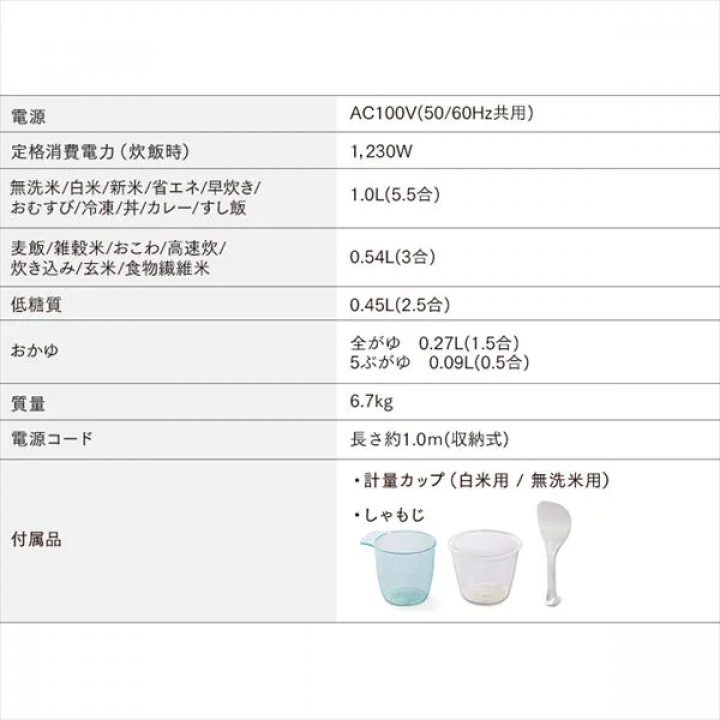 米屋の旨み 銘柄炊き 圧力IHジャー炊飯器 5.5合/ホワイト