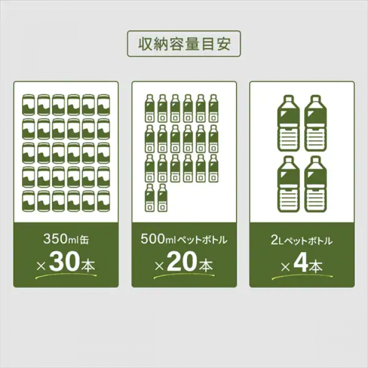 HUGEL クーラーボックス 20L/カーキ