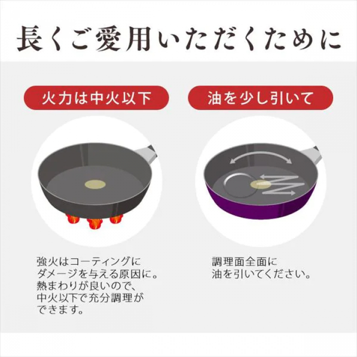 アイリスオーヤマ ダイヤモンドコートフライパン 炒めなべ26cm ガス火専用/ダークレッド・ダークブラウン