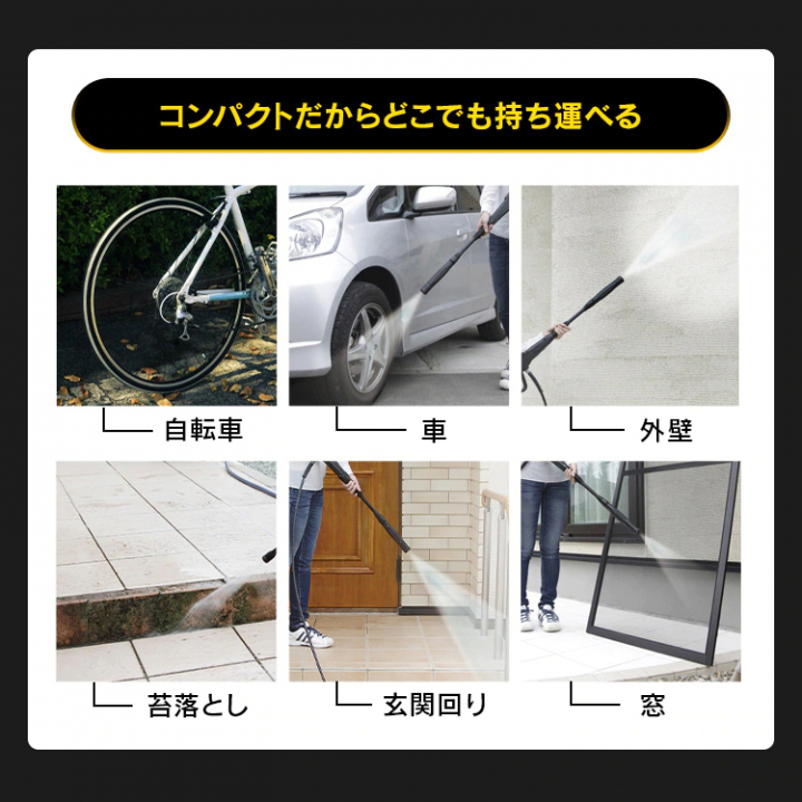 高圧洗浄機/イエロー