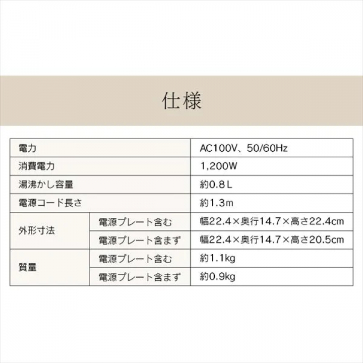 アイリスオーヤマ 電気ケトル 転倒湯漏れ防止機能付き