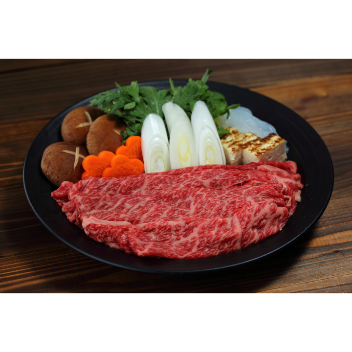 【冷凍】特選国産牛 みちのく奥羽牛すき焼き（肩ロース200g）