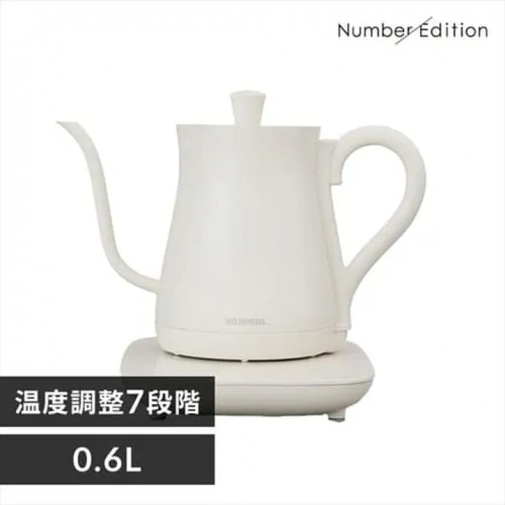 ケトル 0.6L ドリップ 温度調節付 IKE-C601T-HA / アッシュ
