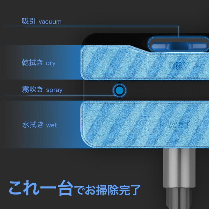 SOUYI JAPAN ソウイジャパン ダイソン対応マルチウォーターモップ SY-140-DY