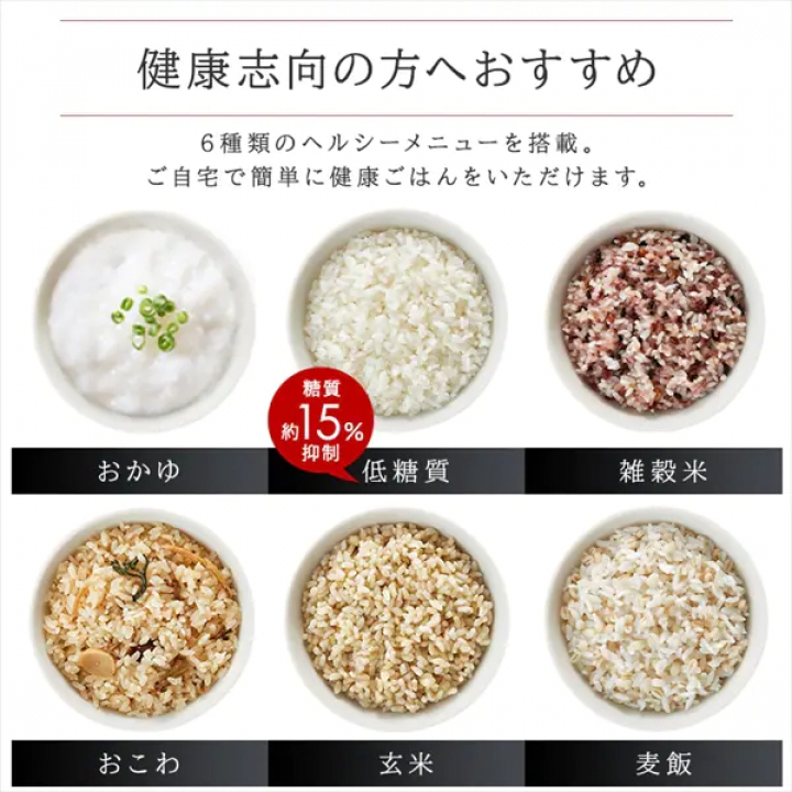 圧力IHジャー炊飯器 5.5合/グレー
