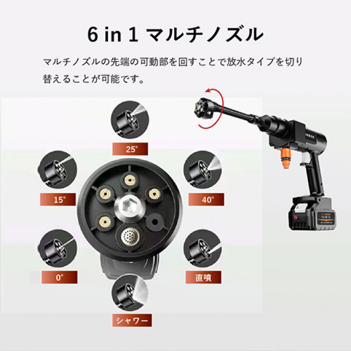 M-WORKS モバイル高圧洗浄機 MW-MHC66