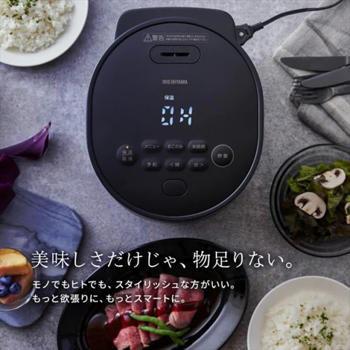 ジャー炊飯器 3合/ブラック