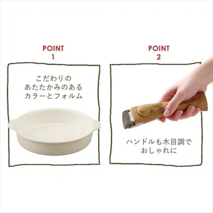 お皿になるフライパン12点セットDPAN-12S / アイボリー