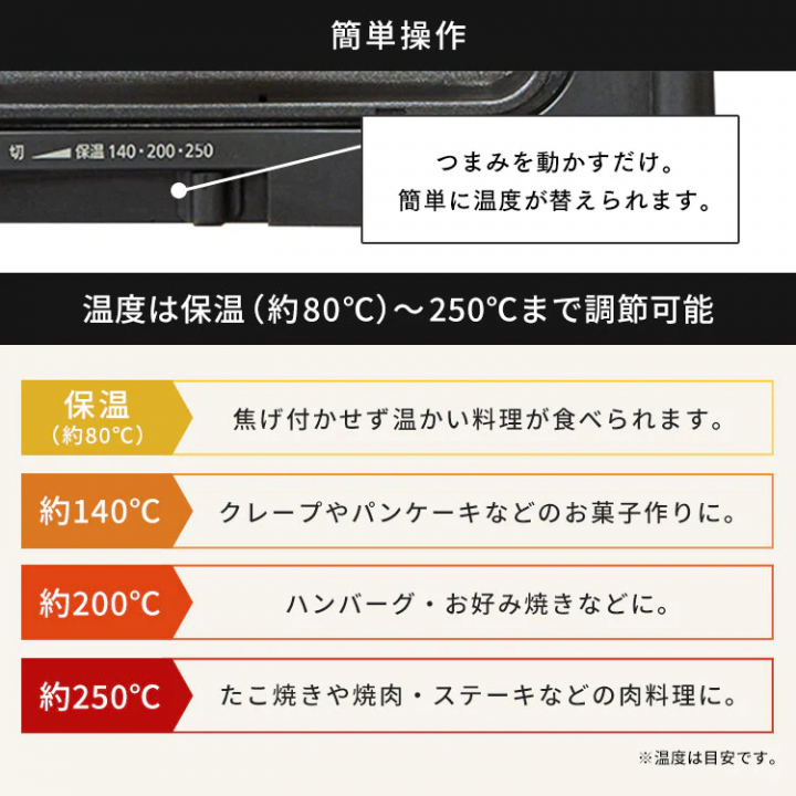 アイリスオーヤマ 両面ホットプレートワイド/アイボリー