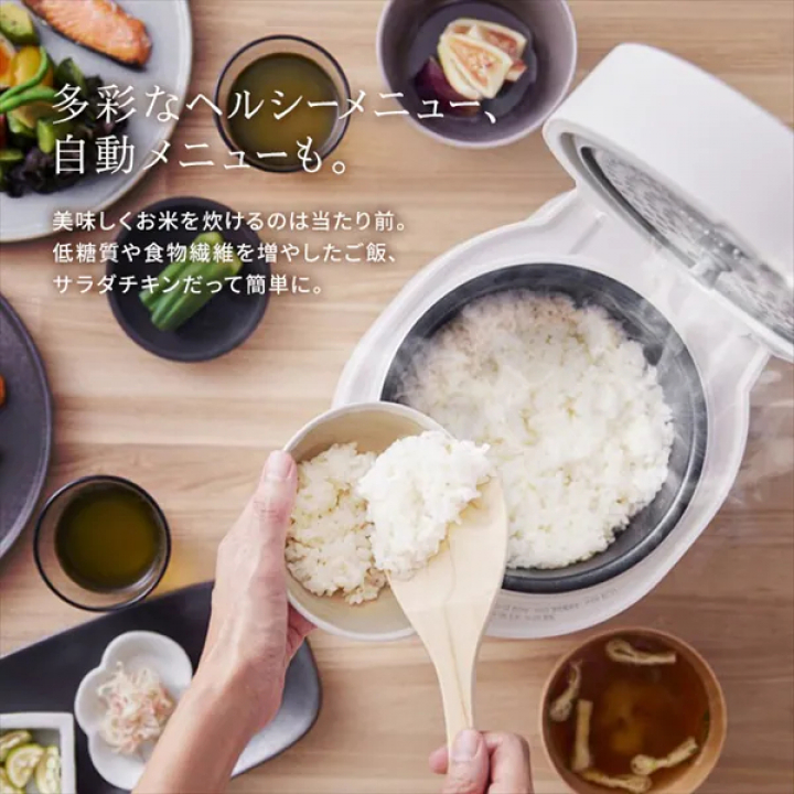 ジャー炊飯器 3合/ブラック