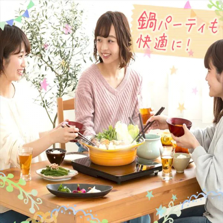 薄型IHコンロ/ブラック