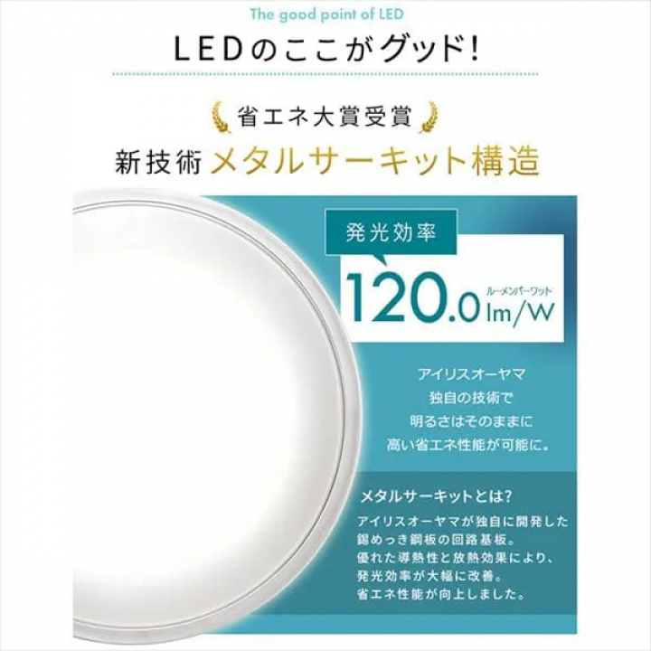 LEDシーリングライト 5.11 音声操作 クリアフレーム 6畳 調光 調色 CL6DL-5.11CFV